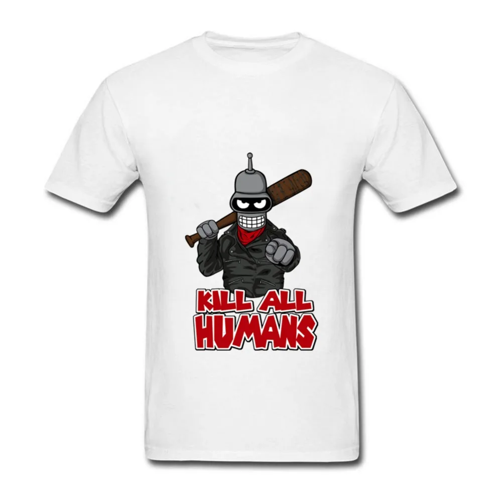 2019 футболки Futurama Bender The Walking Bot мужские хлопковые свободные с коротким рукавом