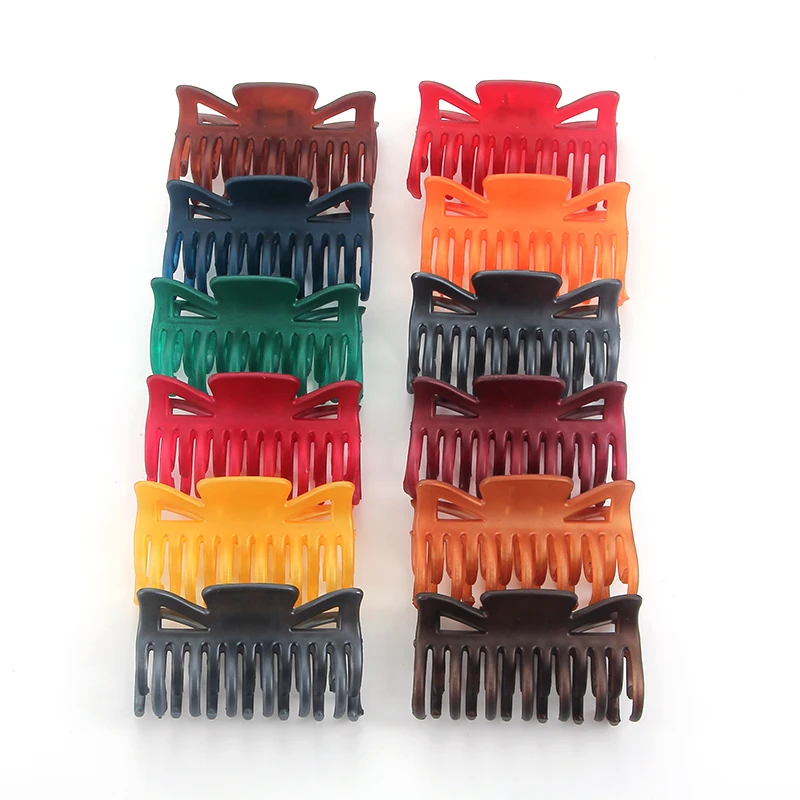 Trendy Big Hair Claws Colorful Acrylic Hair Clips for Women Barrettes