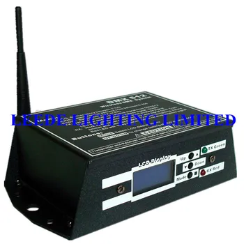 

Free shipping 2pcs /lot 2.45GHz 300m Receiver DMX512 Wireless Controller DMX transmitters