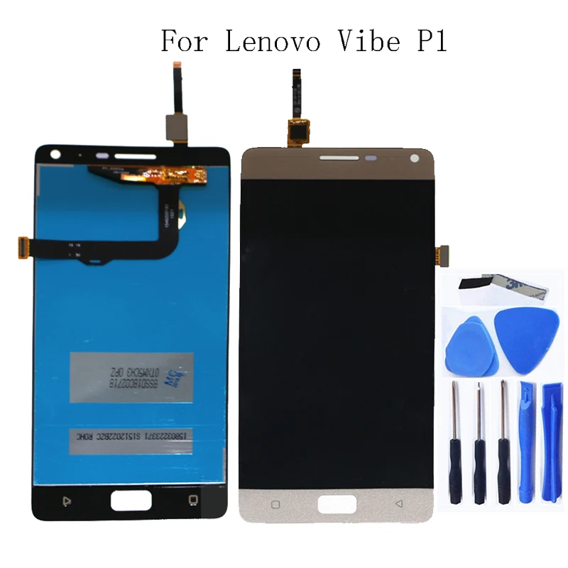 

100% test work for Lenovo Vibe P1 LCD display touch screen component replacement for Lenovo Vibe P1 LCD display + tools