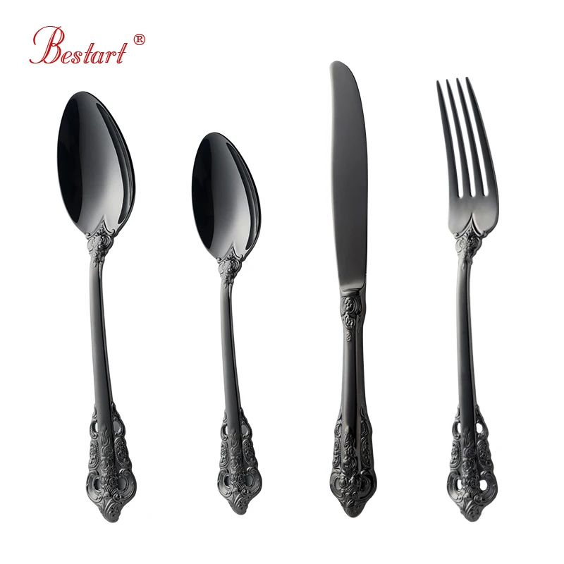 1 партия/24 шт. столовые приборы из нержавеющей стали 18/10|set dinner|dinnerware setcutlery set |