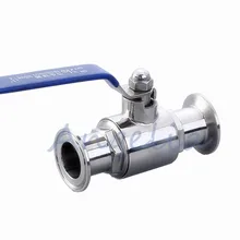 2-1/" Нержавеющая сталь 316 Прямой зажим сантехнические краны шаровой клапан водяного масла