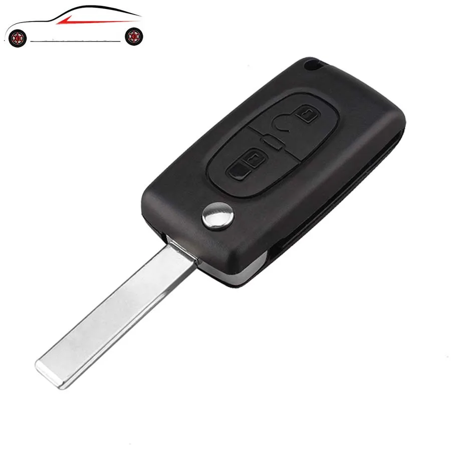 GORBIN 2 кнопки дистанционного складного ключа HU83 лезвие для Peugeot 307 408 308 Citroen Uncut