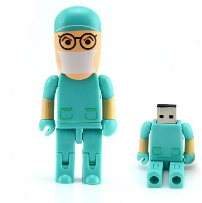 New arrival Doctors USB stick nurses memory stick Lovely pendrive cartoon usb flash drive 8gb pen drive 16gb 32gb 64g flash card