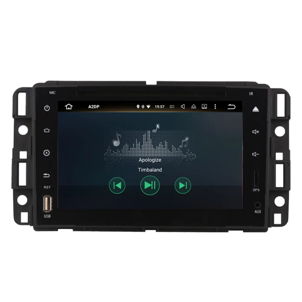 Полный сенсорный Android 9,0 Восьмиядерный 4 Гб ОЗУ для GMC Yukon/Tahoe/Acadia/Buick Enclave/CHEVROLET Suburban2007-2012 dvd-плеер автомобиля BT