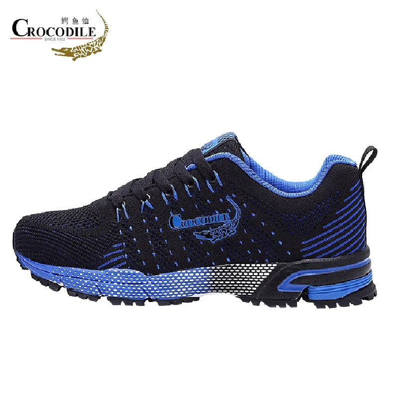 

Crocodile Men Air Mesh Running Sneaker Shoes Tennis Hombre Trainer Cushioning Jogging Sport Shoes Men Fabric Athletic Footwear