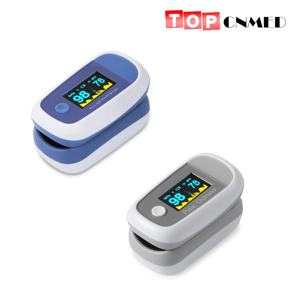 

Brand New! Alarm Setting & BP Sound OLED Display 6 Modes Fingertip Pulse Oximeter Blood Oxygen SpO2 Monitor Grey or Blue Color
