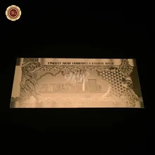 WR hoja de oro de Metal UAE billetes de moneda UAE 1000 Dirham artesanía dorada chapada en oro regalo billete Regalo de Promoción de negocios