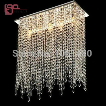 

wholesales new rectangular crystal chandelier living lights L800*w300*H1000mm