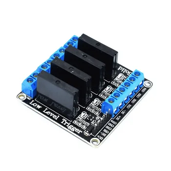 

10pcs 5V 4 Channel 5V DC Relay Module Solid State Low Level SSR AVR DSP 2A 240V H52
