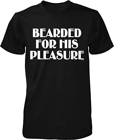 Shirt Cotton Hight Quality Man T Shirt Normal Short Sleeve Cotton T Shirts Bearded For His Pleasure, Gay Bear Men's T-shirt