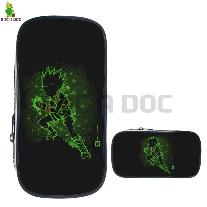 

Anime Hunter X Hunter Gon Fluorescence Cosmetic Bag Pencil Case School Supplies Stationery Storage Bags Makeup Bag