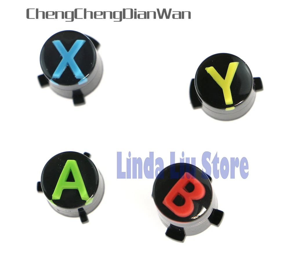 

ChengChengDianWan For XBOX ONE Wireless Controller for XBOXONE button ABXY LOGO set mod kit Repair Parts Controller Parts