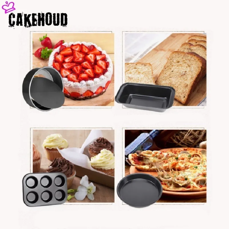 CAKEHOUD Новые кухонные принадлежности для выпечки набор духовки домашние начинающих сделать Бисквит Торт DLY Кондитерские форма из углеродистой стали для приготовления пиццы инструменты