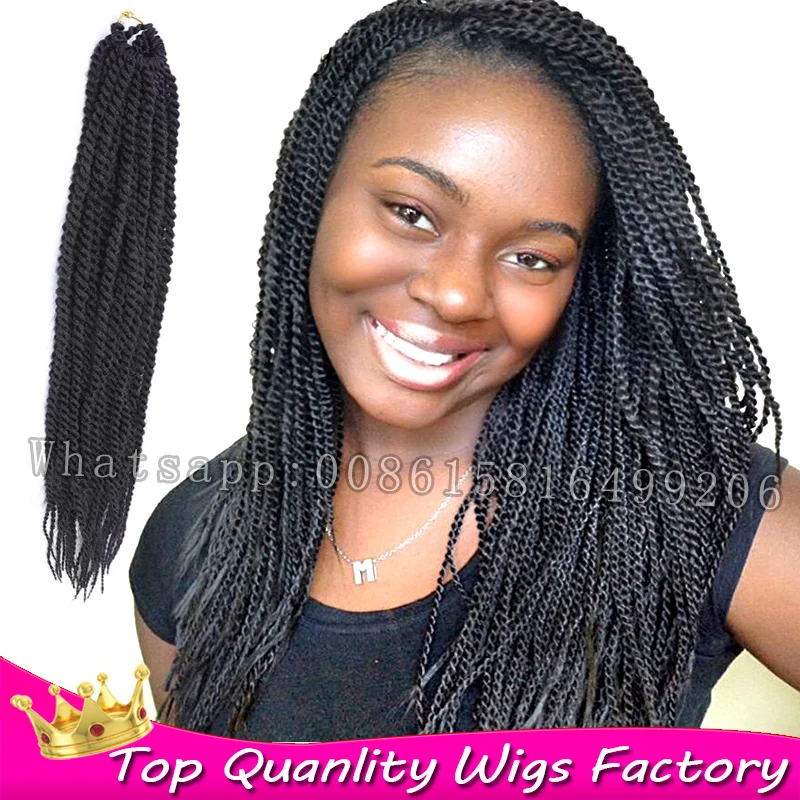 18inch 70g Synthetic Crochet Senegalese Twist Xpression Braiding