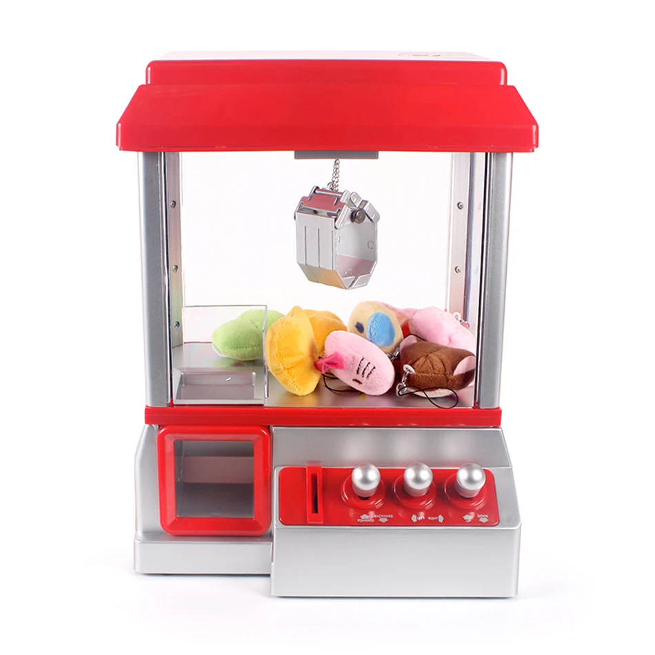 Funny Coin Operated Game Machine Crane Machine Candy Doll Grabber Claw