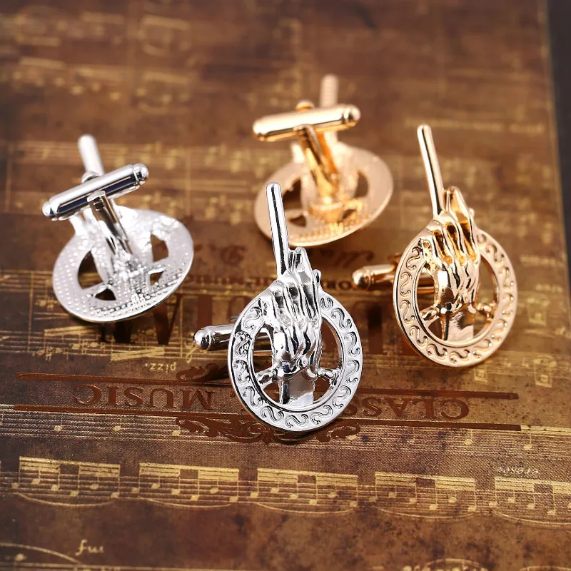 

Movie Jewelry Game Of Throne Hand of the King Cufflinks For Mens Vintage Cuff Buttons Gemelos Shirt King's Hand Cuff Links