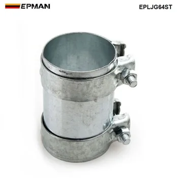 

2.5" Exhaust Tube Pipe Connector Joiner 304 SS Clamp Connector 64 mm EPLJG64ST