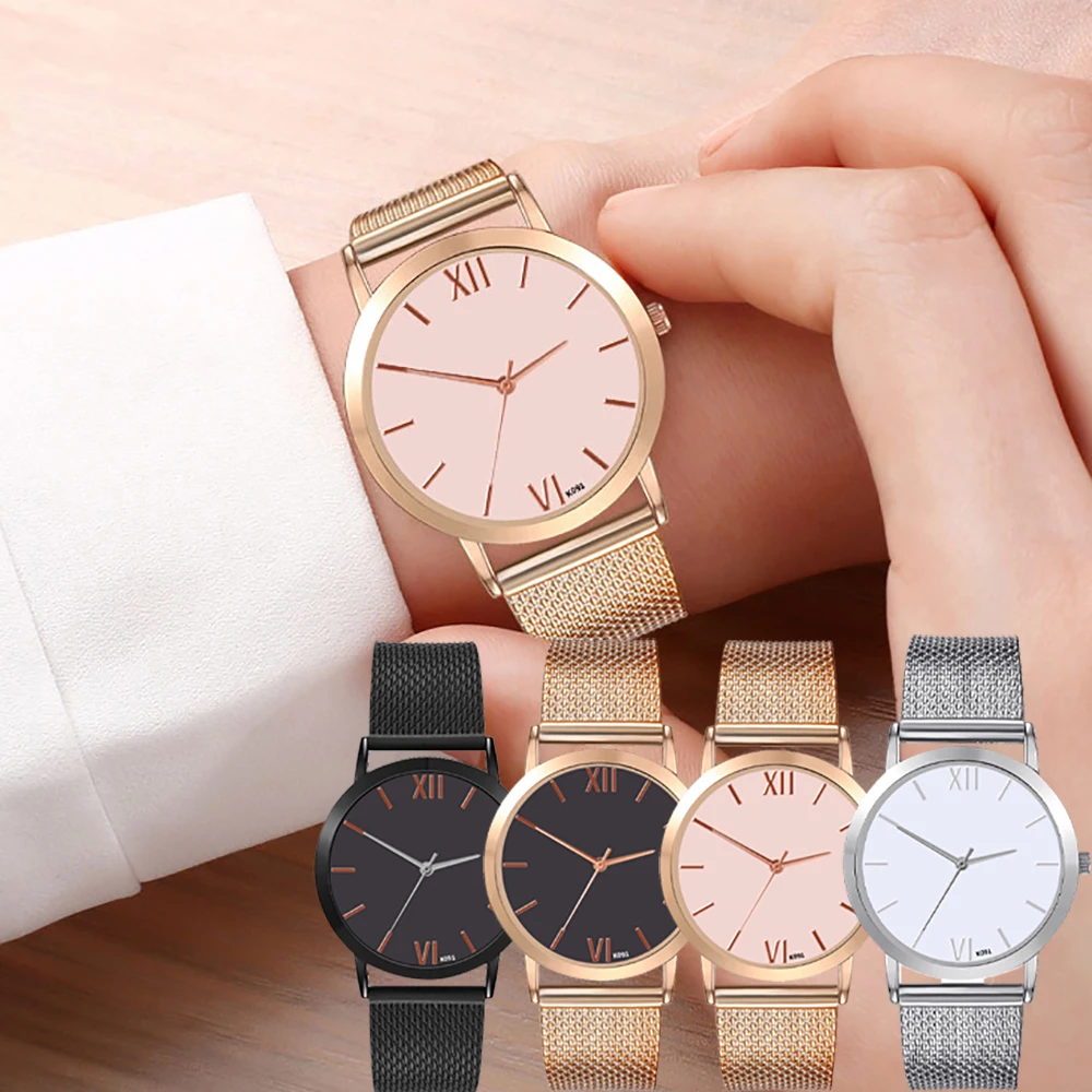 

Women's Casual Dress Quartz Silicone Strap Strap Analog Watch Ladies Watch Gift Senhoras Assistir Reloj Mujer Montre Femme
