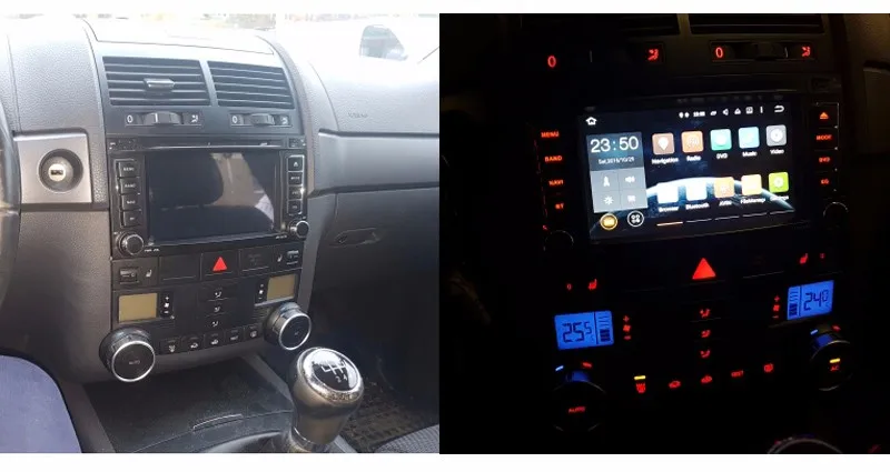 Excellent SilverStrong Android9.0 4G 64G Car DVD for VolksWagen Touareg Radio Transporter T5 with 4core 16G TPMS DAB+ 2