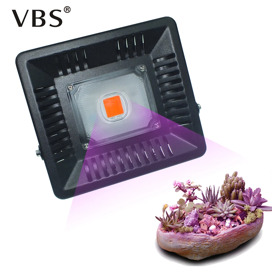 

50W 100W Full Spectrum COB LED Grow Plant Flood Light Waterproof LED Grow Light for Vegetable Flower 85-265V grow tent box A1