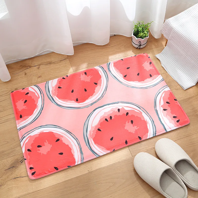 3D Print Watermelon Fruit Kids Bedroom soft Carpets Kitchen Carpet Rugs
