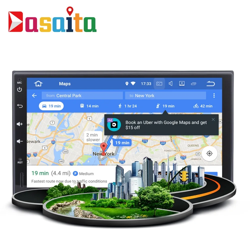 Flash Deal 2 Din Radio Android for Nissan / Universal Model car Audio headunit Radio browser Free map , factory fast shipping 1