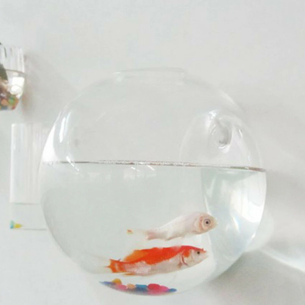 Товары для сада прозрачная подвесная стеклянная ваза настенная стеклянная ваза-шар цветочный горшок аквариумный контейнер Декор