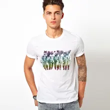 Hot Cheap animal Men T-shirt spaceman T Shirts Print Funny Top Tees Short Sleeve Camisetas Summer Tshirt Plus Size S-3XL