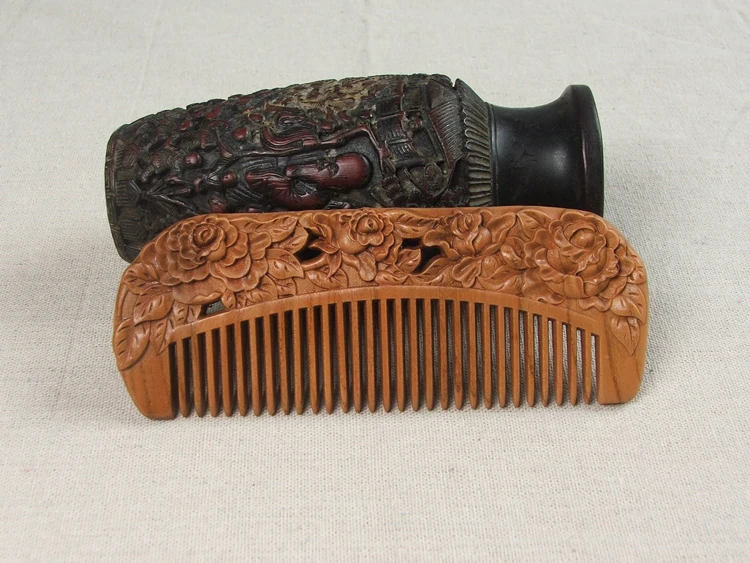 Горячие антистатические расчески сандалового дерева гребень для волос для ручной работы из натурального дерева гребень Портативный Styling