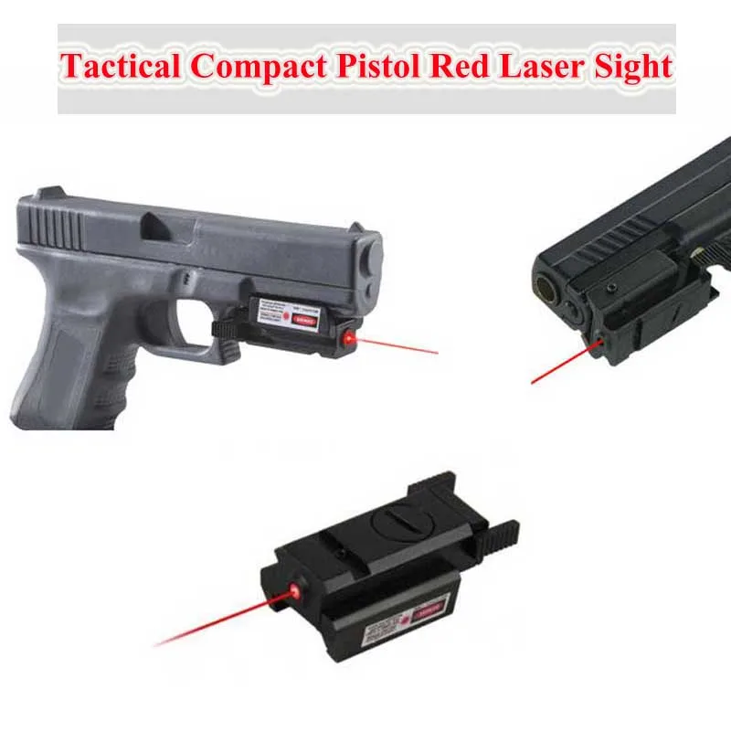 Тактический, компактный пистолет 532nm Red Dot лазерный прицел 20 мм направляющей для охоты стрельбы страйкбола для 1911 G17 19 20 21 22 23 30 31 32