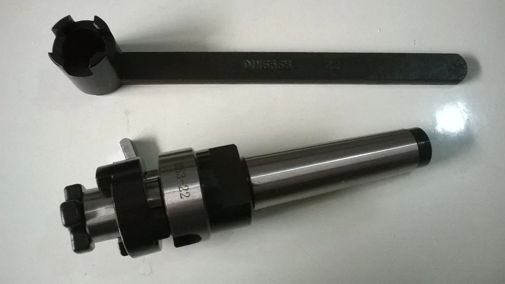 Morse Taper Combi Shell End Mill Arbors MT2 13 M10 drawbar threadin