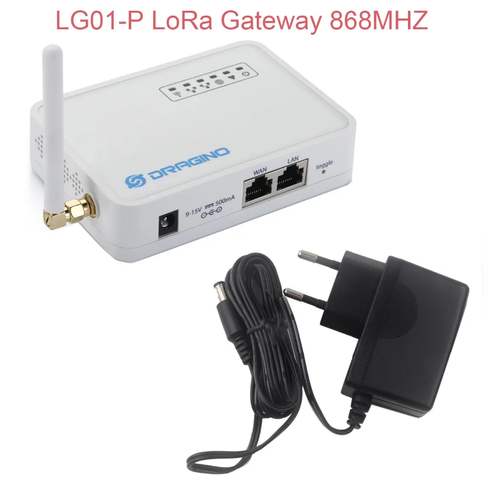 Для Dragino LG01-P Wifi LoRa Gateway 433 mhz/868 mhz/915 Mhz дальний беспроводной, открытый источник OpenWrt LoRa IoT+ источник питания