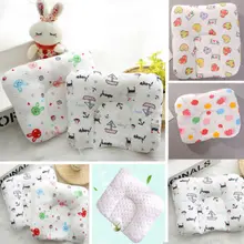 Милая Подушка для новорожденного ребенка, мягкая подушка для сна с плоской головкой