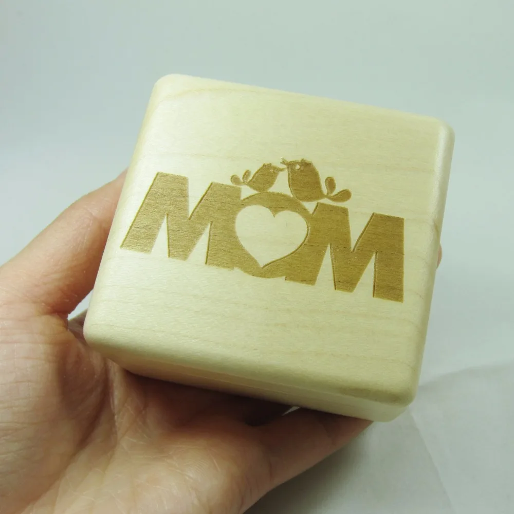 Подарок на день Mather's handmade wind up подарок фото для мамы Музыкальная шкатулка с