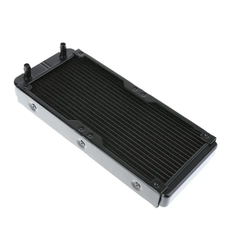 

1Pc 240mm 18 Tubes Aluminum Computer Water Cooling Radiator Heat Sink Part