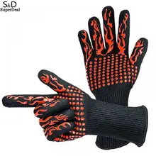 Кухонная печь, перчатки для приготовления пищи, гриля, пара, перчатки для выпечки, Su, силиконовые, устойчивые, для барбекю, теплые, толстые, кухонные перчатки для мытья