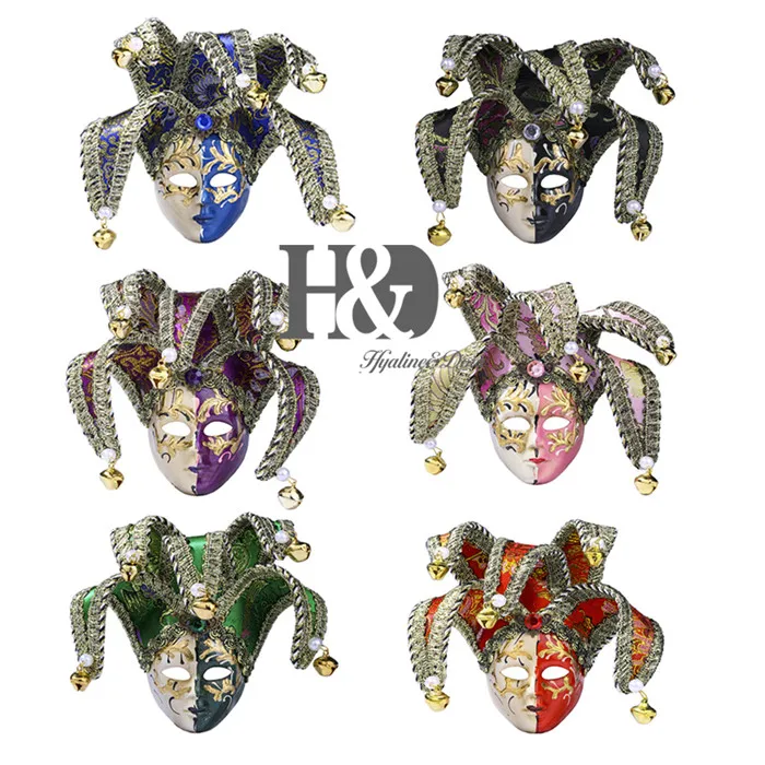 H& D Мини женские маскарадные украшения 6 шт. Венецианская Праздничная маска Рождественский маскарад, праздник Марди Гра Настенный декор художественная коллекция подарки - Цвет: Type 1