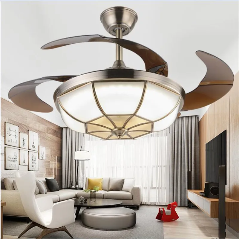 

The LED 42inch 108cm Ceiling Fan dimming control for LED Design Living Room Bedroom Dining Room Study Room/Offi 110-220V