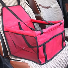 Собак Pet Carrier Pad безопасно выполнять домик для кошки сумка для щенков Собака Автокресло Водонепроницаемый дышащий собака сиденье сумка Корзина товары для животных