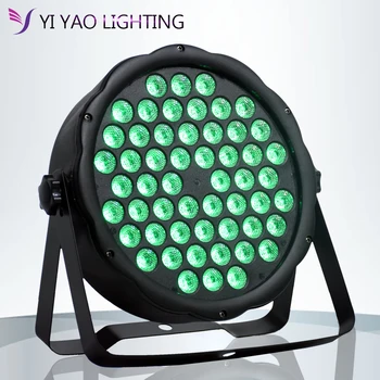 

Par Lighting for Stage, 54x3W LED RGB 8 Channel with Remote for DJ KTV Disco Party