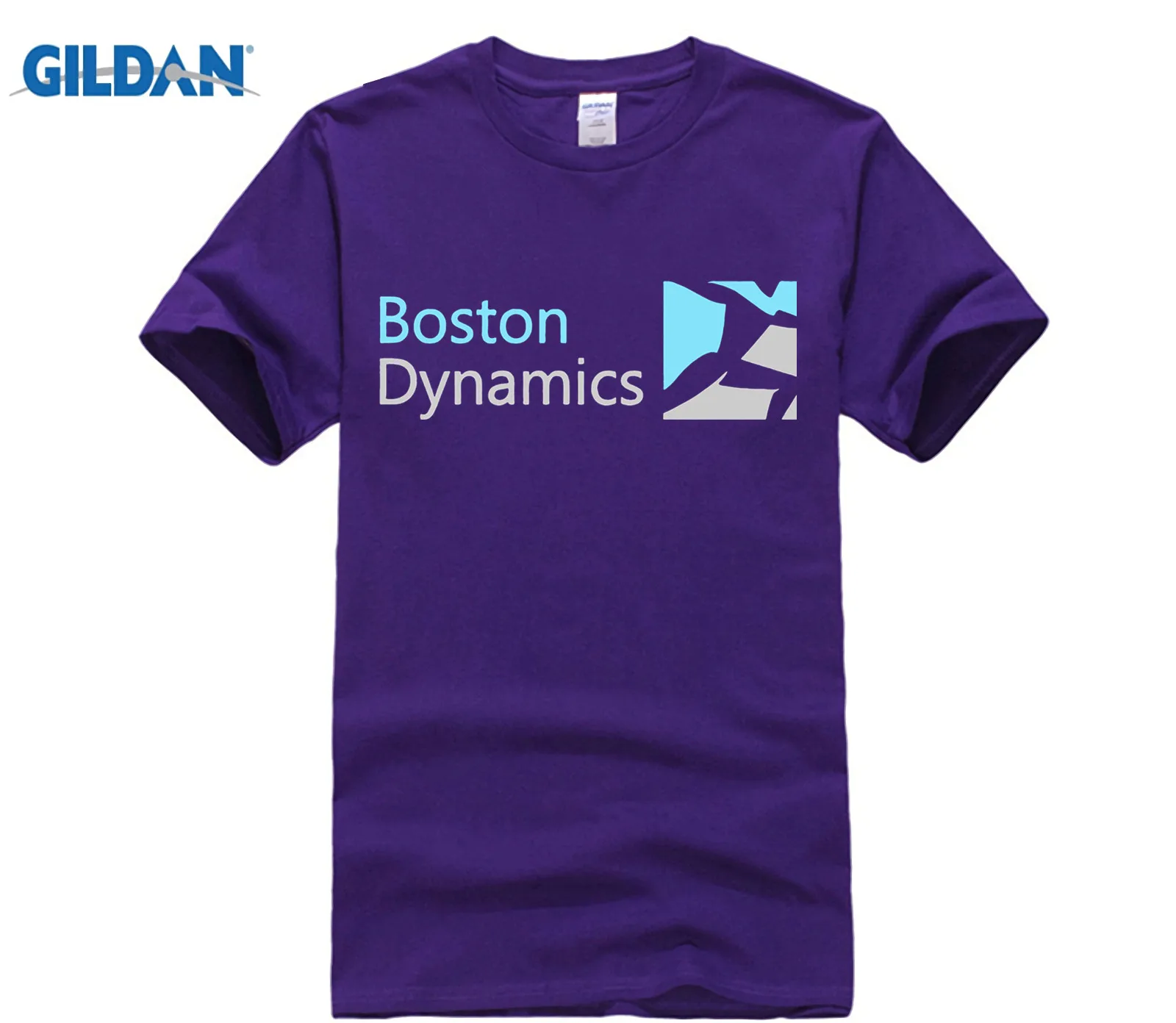 GILDAN Мужская футболка с коротким рукавом хит продаж Boston Dynamic мужские футболки мода