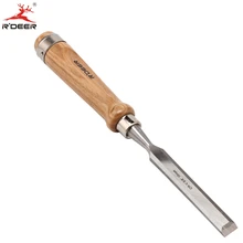 RDEER деревообрабатывающее долото для установки петель CR-V 5/8 ''/16 мм резьба по дереву прямой долото плоских резчиков нож для гравировки деревянные инструменты