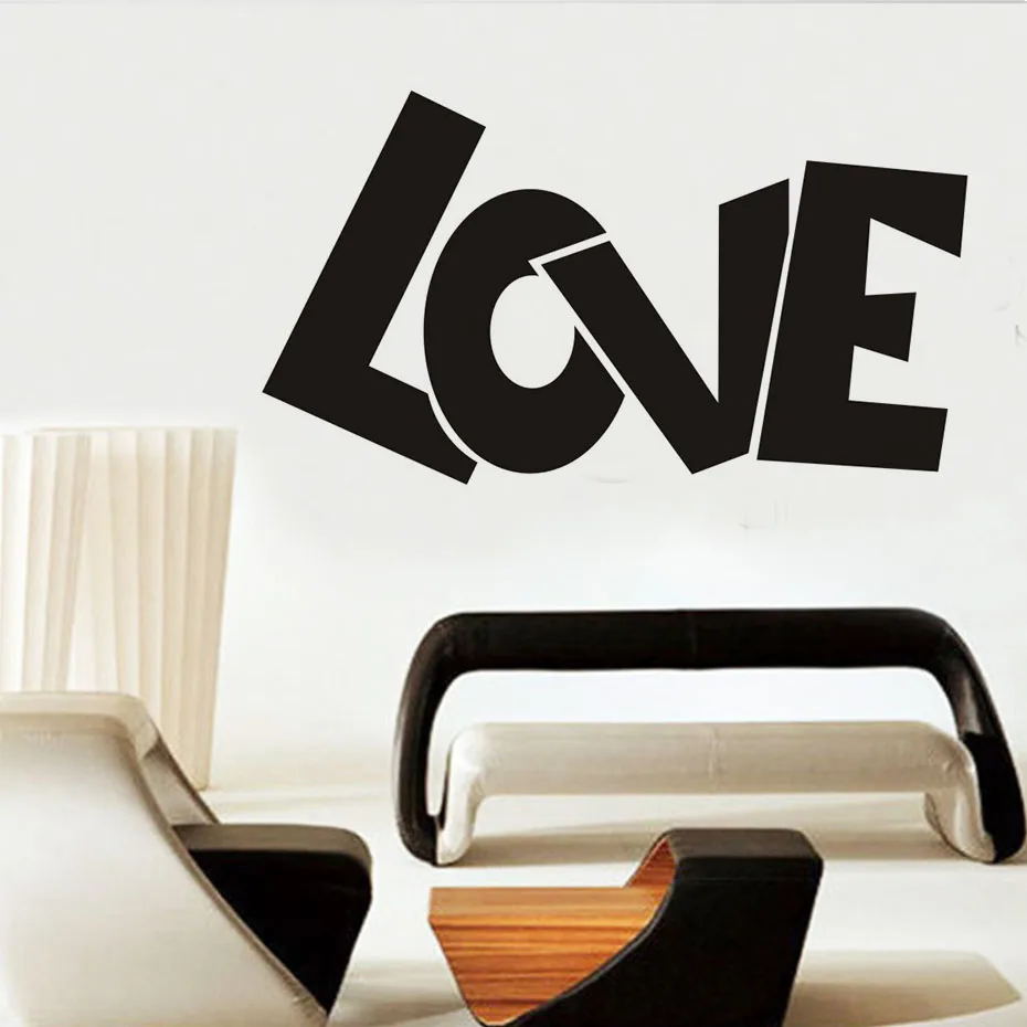 Love Letters Quote Pvc Sweet Wall Art Decals Vinyl Home Decor Romantic