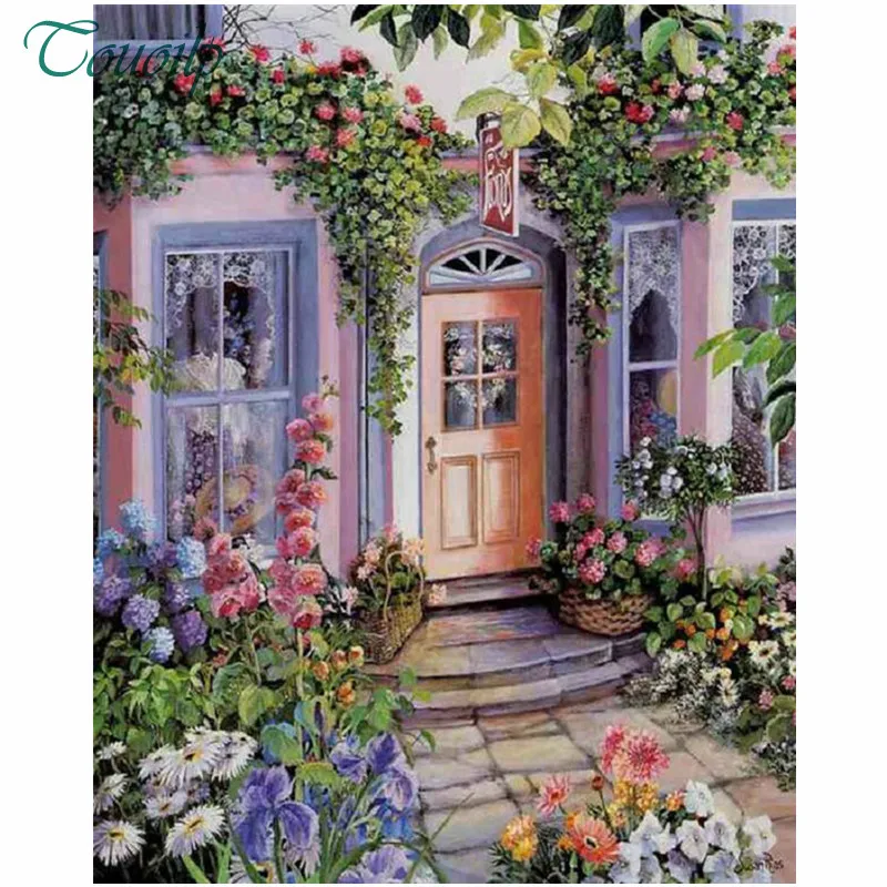 5D Diamond Embroidery Home Garden pattern Diy Painting picture full square rhinestones cross stitch mosaic wall stickers | Дом и сад
