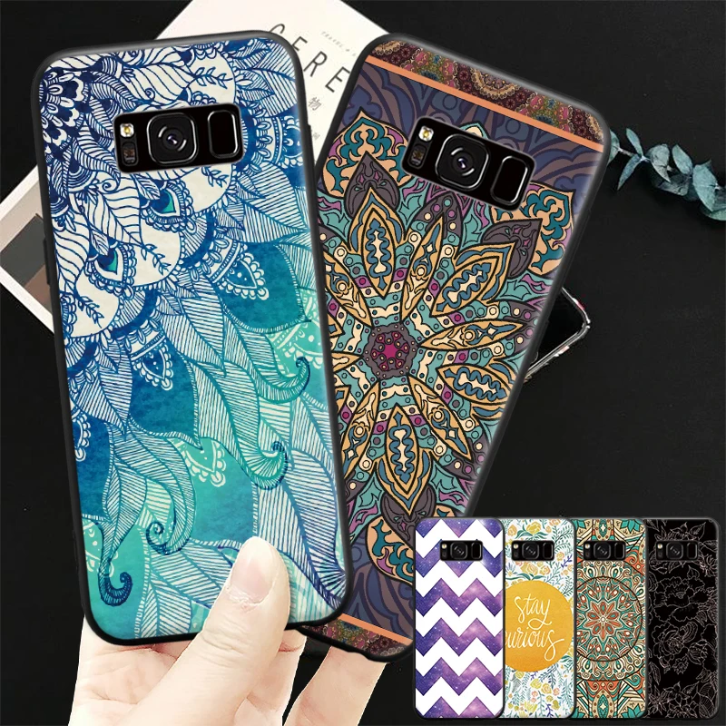 Colorful Element Mandala Pattern For Samsung Galaxy A3 A5 A8 J3 J5 J7 2015 2016 2017 2018 Hard Phone Case | Мобильные телефоны и
