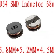 1000 шт./лот Силовые индукторы SMD CD54 68 мкГн чиповый индуктор 5 8*5*4