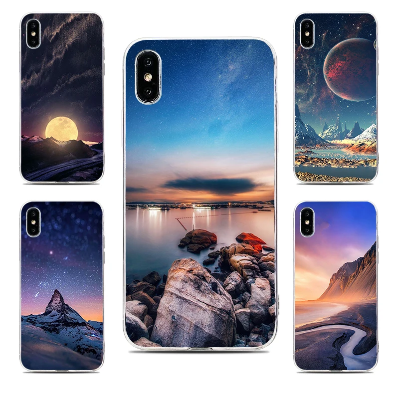 

Landscape Pattern of TPU Silicone Gel Soft Phone Case Cover for Vodafone E8 V8 N8 N9 C9 X9 V10 N10 Prime6/7 600 610 620 630 710