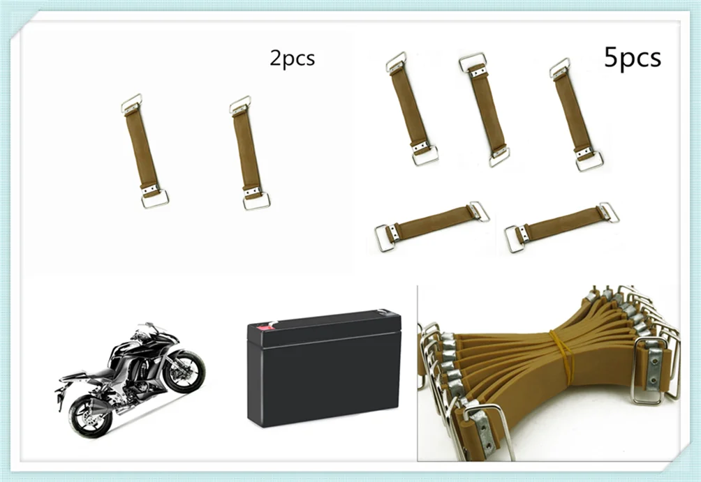 

Motorcycle accessories battery fixing bracket rubber strap bandage for KTM Bajaj PulsaR 200 NS 1190 AdventuRe R 1050 RC8 Duke