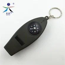 Новое поступление брендовые многофункциональные высокой частоты свисток Компас 4 in1 выживания кемпинговый термометр увеличительные стекла